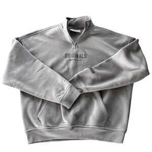 Originals Brooklyn Cloth 1/4 Zip Sweater SZ SMALL cozy fall workout pockets